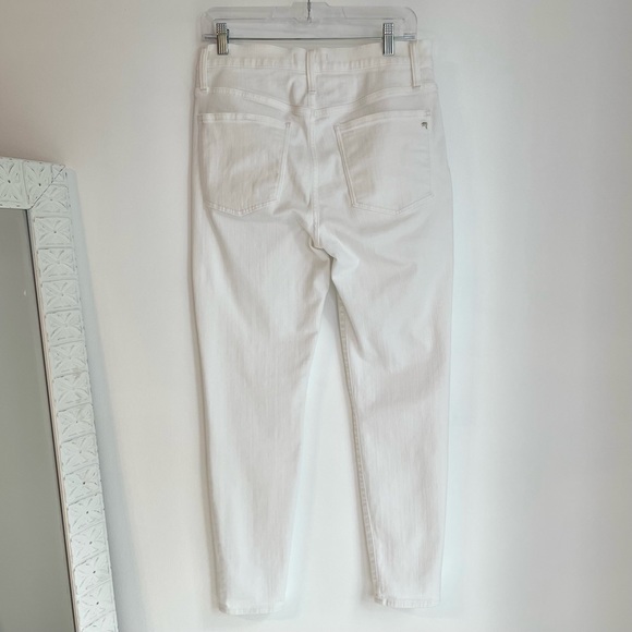 Madewell 9” High Rise Skinny White Jeans - Picture 3 of 15
